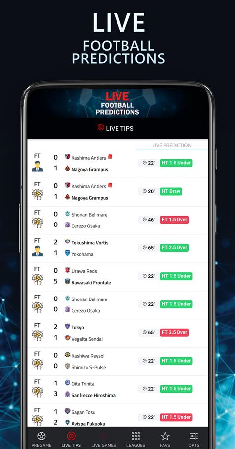 live football betting predictions.